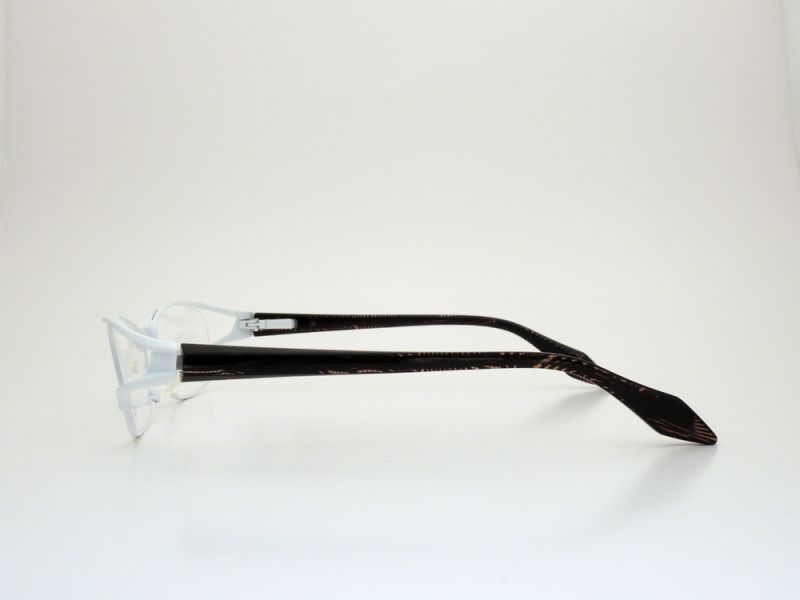 美品 JAPONISM ジャポニズム JN-502 度入りメガネフレーム 54□18 パープルグレー 眼鏡 アイウェア メンズ AU2275C145cmつる