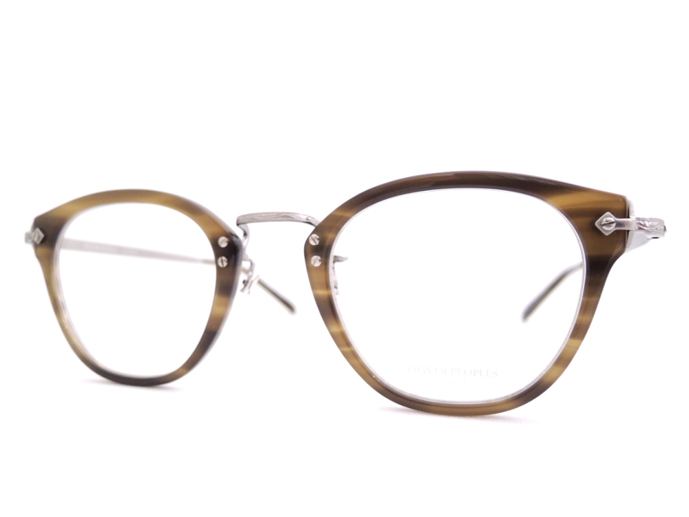 新品 オリバーピープルズ 507C セル/メタル 彫金 コンビ 眼鏡 メガネRINNEYEWEAR